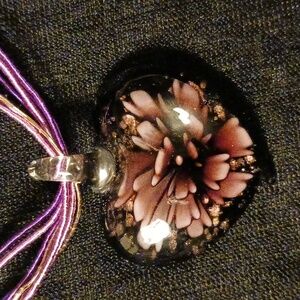 Murano Glass Heart Necklace